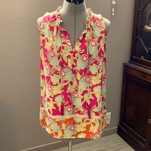 Rose+Olive sleeveless blouse